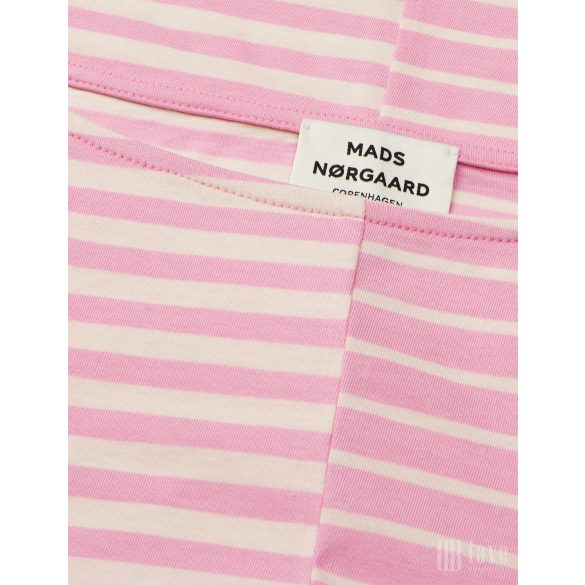 Mads Nørgaard ● Soft Single Silke ● rózsaszín csíkos hosszú ujjú póló