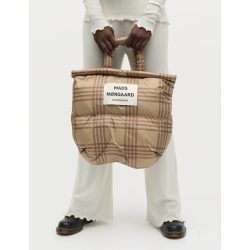   Mads Nørgaard ● Light Ripstop Pillow Aop Bag ● világosbarna mintás párnatáska