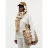 Mads Nørgaard ● Light Ripstop Pillow Aop Bag ● világosbarna mintás párnatáska