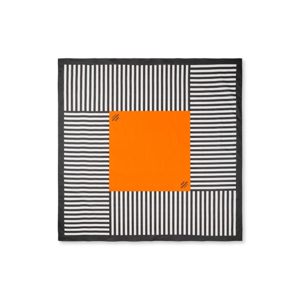 Mads Nørgaard ● Soft Cotton Block Scarf ● fekte csíkos kendő