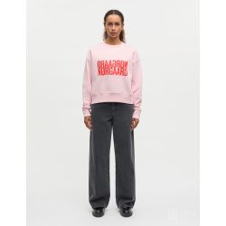   Mads Nørgaard ● Organic Sweat Tilvina ● rózsaszín pulóver