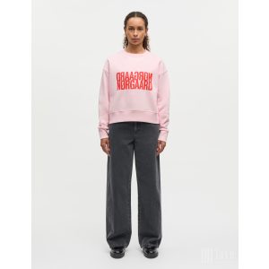 Mads Nørgaard ● Organic Sweat Tilvina ● rózsaszín pulóver