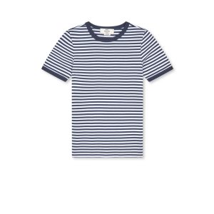 Mads Nørgaard ● Grace Stripe June ● kék fehér csíkos rövid ujjú póló