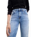 Desigual ● Denim ● skinny világoskék koptatott farmer