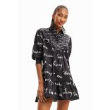 Desigual ● Dress ● feliratos tunika ruha