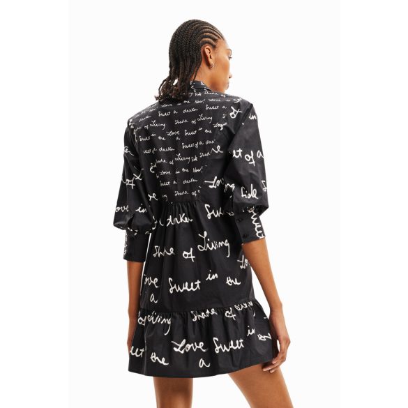 Desigual ● Dress ● feliratos tunika ruha