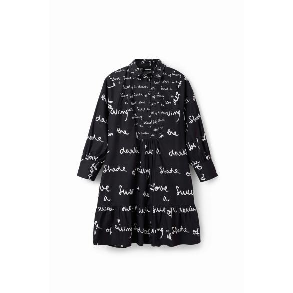Desigual ● Dress ● feliratos tunika ruha