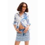 Desigual ● Shirt ● fehér mintás hosszú ujjú ing (news)