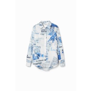 Desigual ● Shirt ● fehér mintás hosszú ujjú ing (news)
