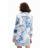 Desigual ● Shirt ● fehér mintás hosszú ujjú ing (news)