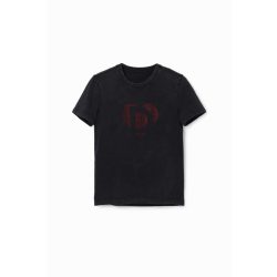 Desigual ● T-Shirt ● fekete rövid ujjú póló