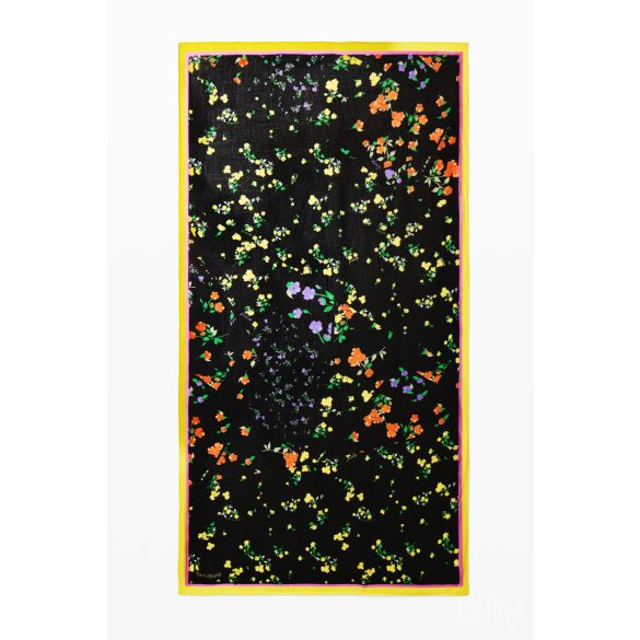 Desigual ● Foulard ● sötét virágmintás sál