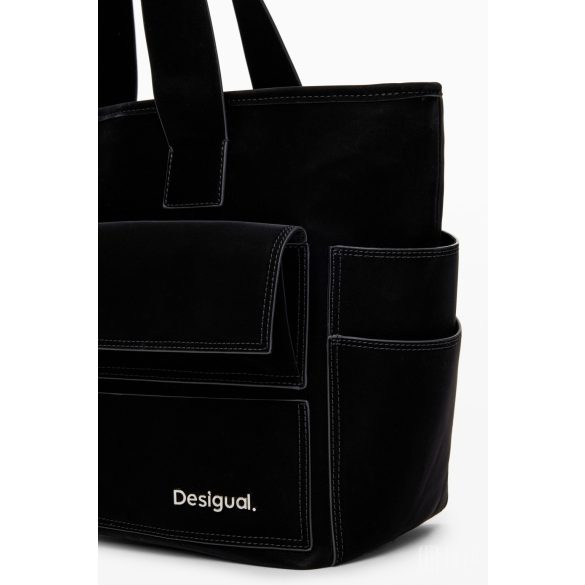 Desigual ● Shopping bag ● fekete zsebes táska