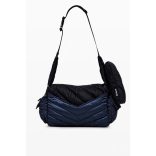 Desigual ● Across Body bag ● kék steppelt (moduláris) válltáska