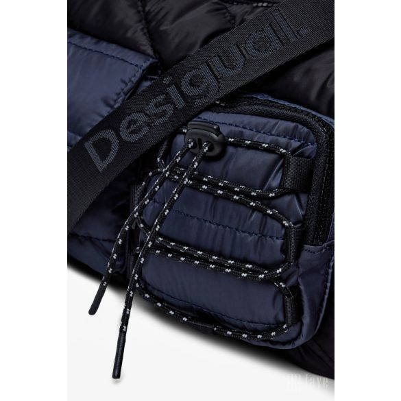 Desigual ● Across Body bag ● kék steppelt (moduláris) válltáska