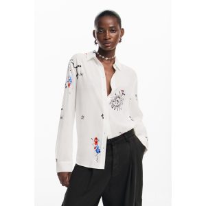 Desigual ● Shirt ● fehér mintás hosszú ujjú ing 