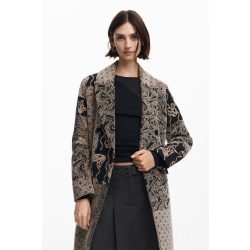 Desigual ● Overcoat ● mintás hosszú télikabát