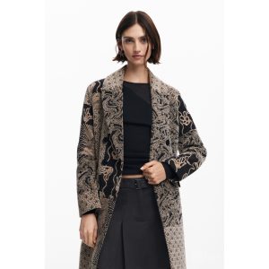 Desigual ● Overcoat ● mintás hosszú télikabát