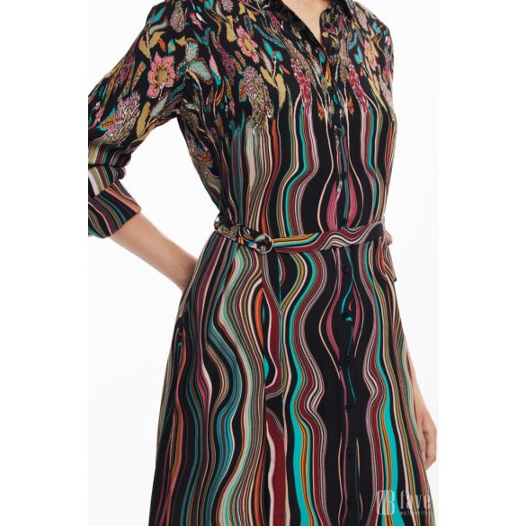 Desigual ● Dress ● mintás hosszú ujjú ingruha