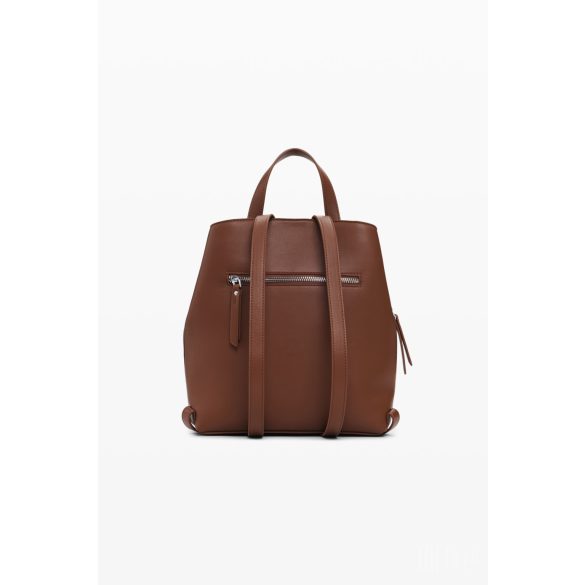 Desigual ● Backpack mini ● barna betűmintás mini hátizsák