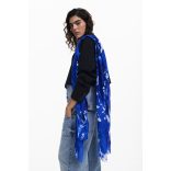 Desigual ● Foulard ● élénkkék mintás sál