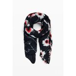 Desigual ● Foulard ● fekete virágmintás sál