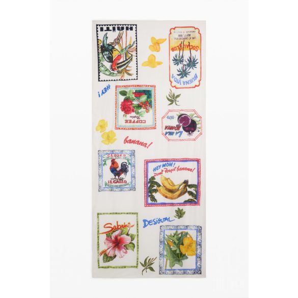 Desigual ● Foulard ● fehér mintás sál