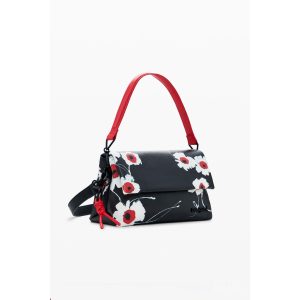 Desigual ● Across Body bag ● fekete virágmintás válltáska