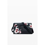 Desigual ● Across Body bag ● fekete virágmintás válltáska
