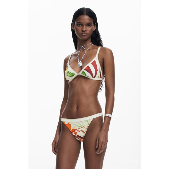 Desigual ● Bottom ● fehér mintás bikini felső