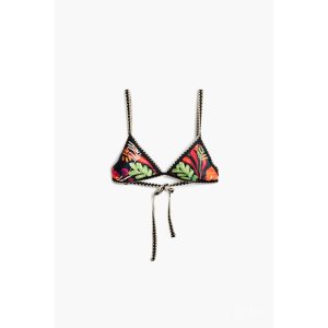 Desigual ● Bottom ● fekete mintás bikini felső