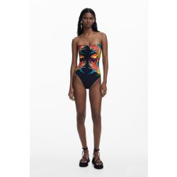 Desigual ● One Pieces ● fekete mintás fürdőruha