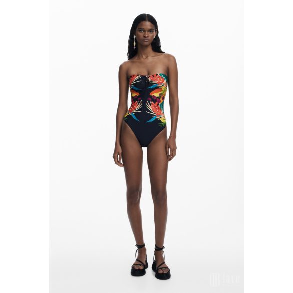 Desigual ● One Pieces ● fekete mintás fürdőruha