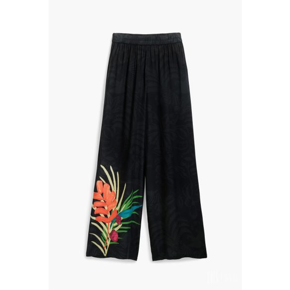 Desigual ● Pant ● mintás fekete hosszú nadrág 