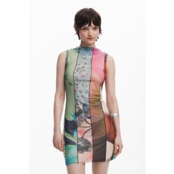 Desigual ● Dress ● ujjatlan mini ruha