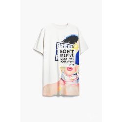 Desigual ● Dress ● törtfehér mintás pólóruha