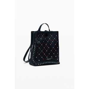 Desigual ● Backpack mini ● fekete színű szegecses mini hátizsák
