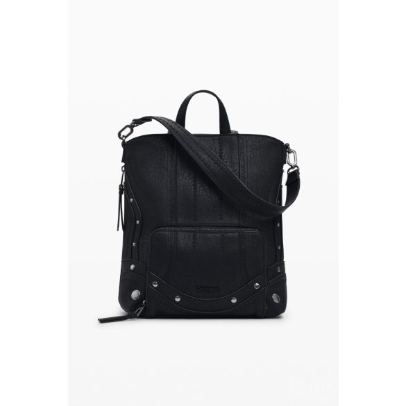 Desigual ● Backpack mini ● fekete patchwork mini hátizsák