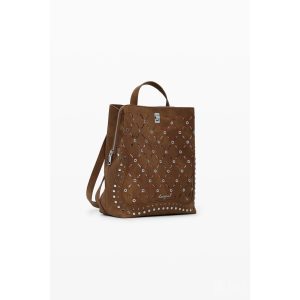 Desigual ● Backpack mini ● barna színű szegecses mini hátizsák