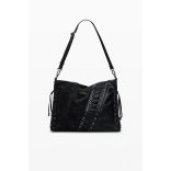 Desigual ● Shoulder bag ● fekete fűzős válltáska