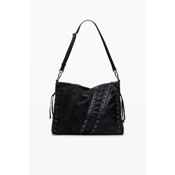 Desigual ● Shoulder bag ● fekete fűzős válltáska