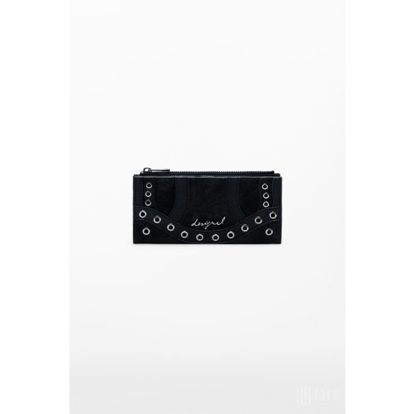 Desigual ● Medium Wallet ● fekete közepes méretű pénztárca