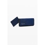 Desigual ● Medium Wallet ● közepes méretű kék mintás pénztárca