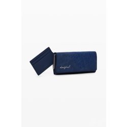   Desigual ● Medium Wallet ● közepes méretű kék mintás pénztárca