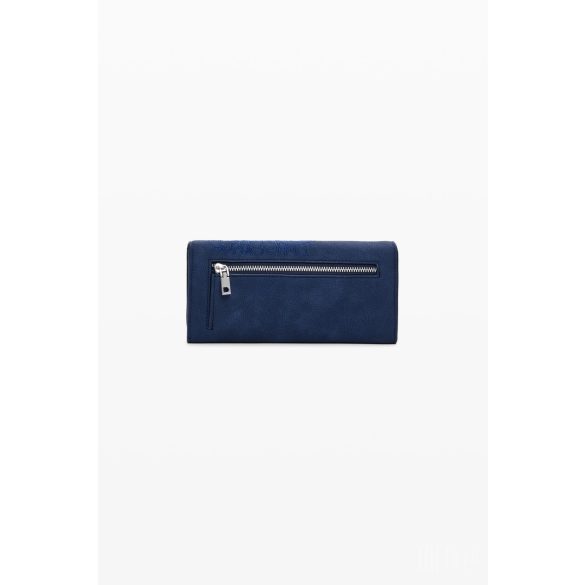Desigual ● Medium Wallet ● közepes méretű kék mintás pénztárca