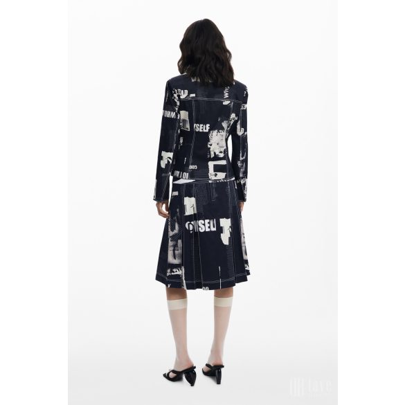 Desigual ● Skirt ● fekete mintás szoknya