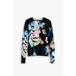   Desigual ● Pullover ● színes mintás hosszú ujjú kötött pulóver (Lacroix)