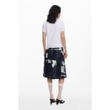 Desigual ● T-Shirt ● fehér mintás rövid ujjú póló