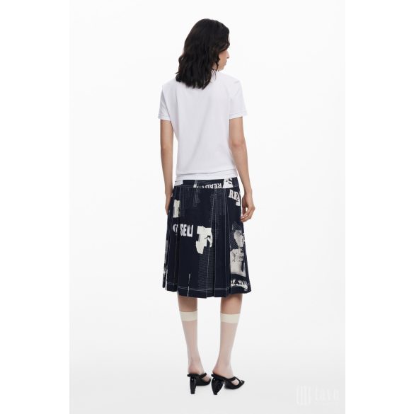 Desigual ● T-Shirt ● fehér mintás rövid ujjú póló