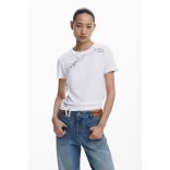 Desigual ● T-Shirt ● fehér feliratos rövid ujjú póló